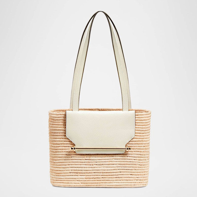 Bolsa Shoulder Basket Raffia - Mercado de Luxo - O Maior E-Commerce de Bens, Produtos e Serviços de Luxo do Brasil.