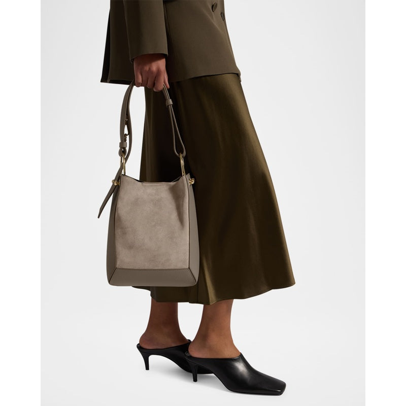 Bolsa Bucket Lana Midi