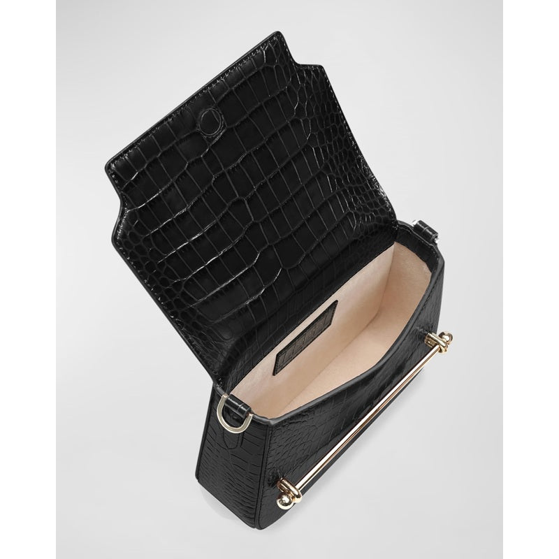 Bolsa Shoulder Ace Mini Croc-Embossed