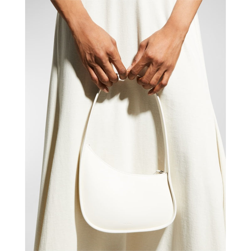 Bolsa Shoulder Half Moon in Smooth Calfskin