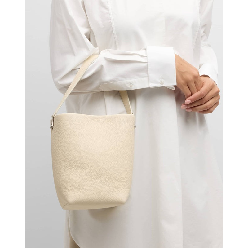 Bolsa Shopper Hook Small N/S Tote Gold in Lux Grained Calfskin
