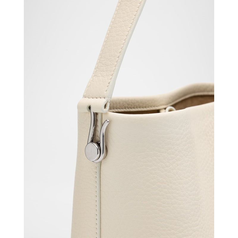 Bolsa Shopper Hook Small N/S Tote Gold in Lux Grained Calfskin