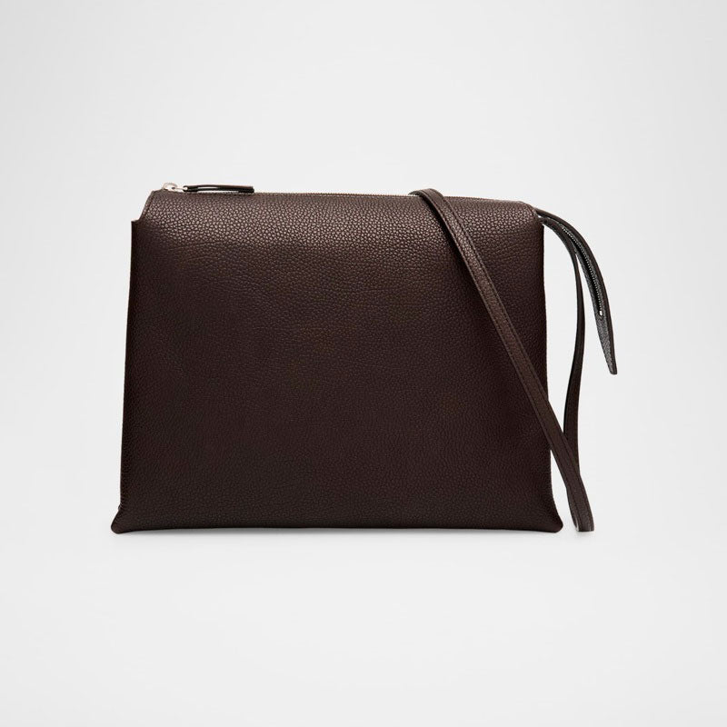 Bolsa Crossbody Nu Twin in Saddle Grain - Mercado de Luxo - O Maior E-Commerce de Bens, Produtos e Serviços de Luxo do Brasil.