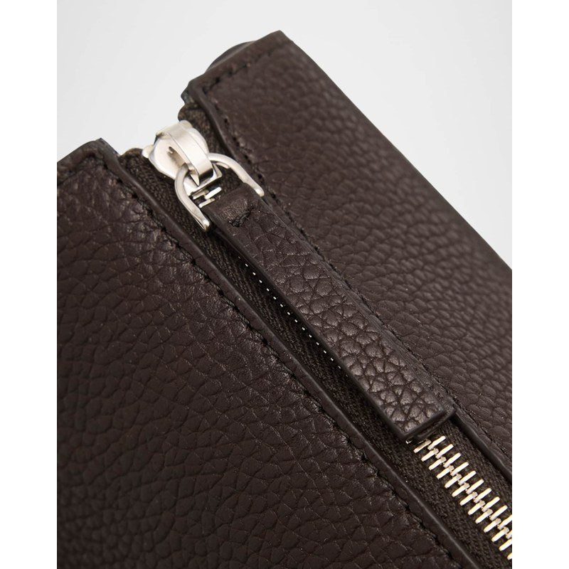 Bolsa Crossbody Nu Twin in Saddle Grain