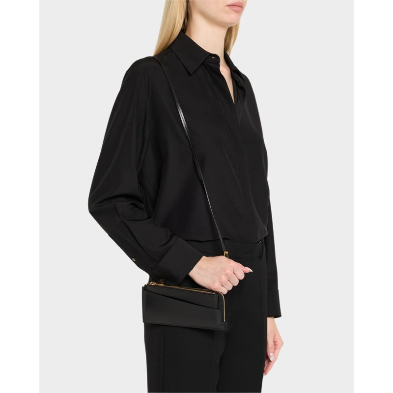 Bolsa Crossbody Long in Smooth Box Calf