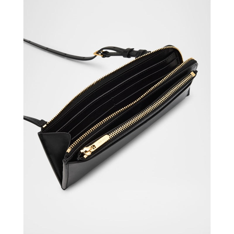 Bolsa Crossbody Long in Smooth Box Calf