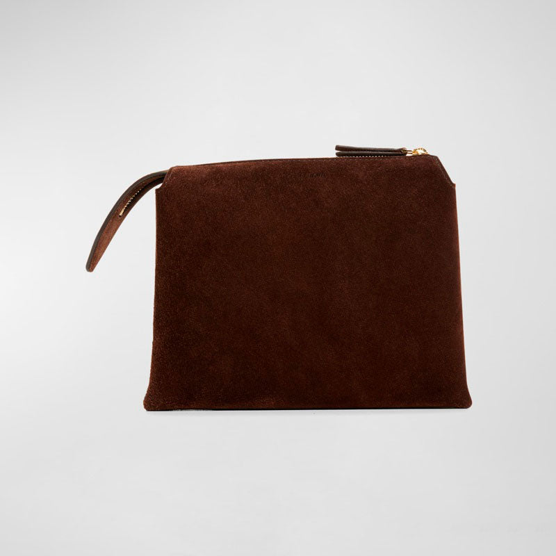 Bolsa Crossbody Nu Twin Mini in Suede - Mercado de Luxo - O Maior E-Commerce de Bens, Produtos e Serviços de Luxo do Brasil.