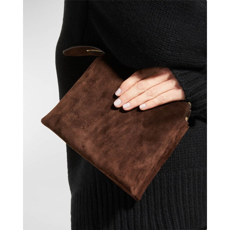 Bolsa Crossbody Nu Twin Mini in Suede
