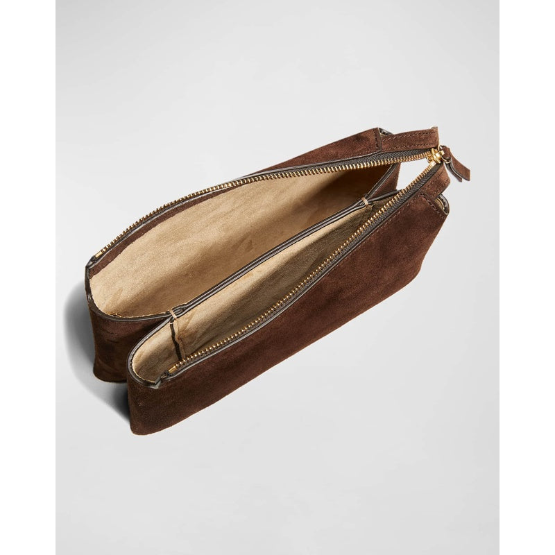 Bolsa Crossbody Nu Twin Mini in Suede