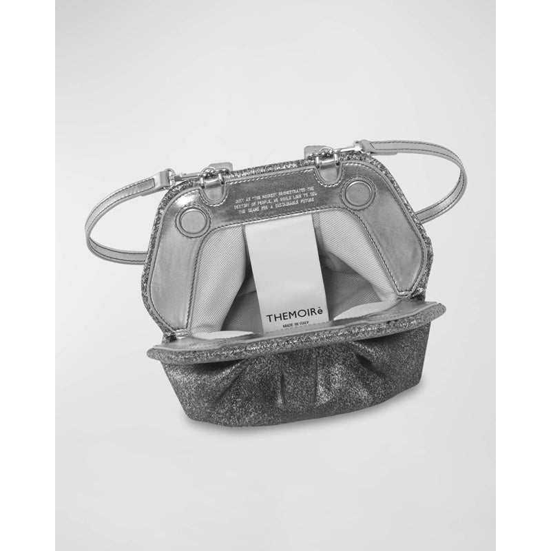 Bolsa Clutch Gea Palma Metallic Vegan Fabric