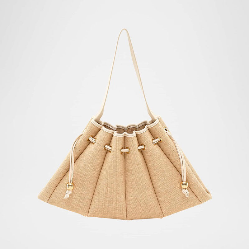 Bolsa Shoulder Calipso Drawstring Straw - Mercado de Luxo - O Maior E-Commerce de Bens, Produtos e Serviços de Luxo do Brasil.