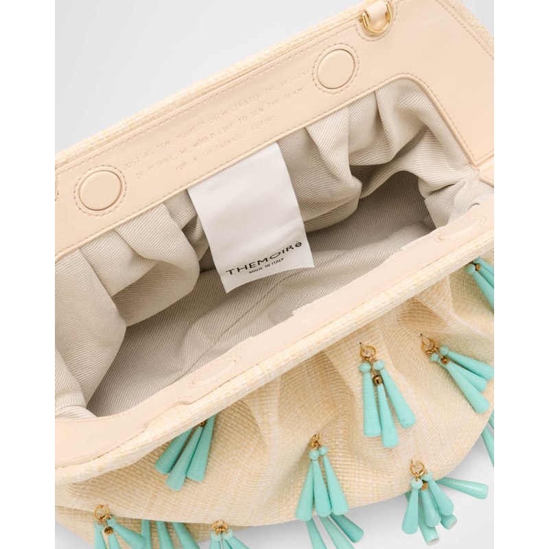Bolsa Clutch Emera Fringe Vegan Fabric