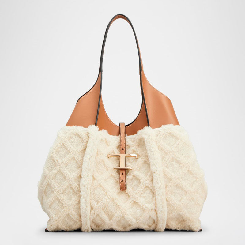 Bolsa Shopper LeatherFaux Fur - Mercado de Luxo - O Maior E-Commerce de Bens, Produtos e Serviços de Luxo do Brasil.