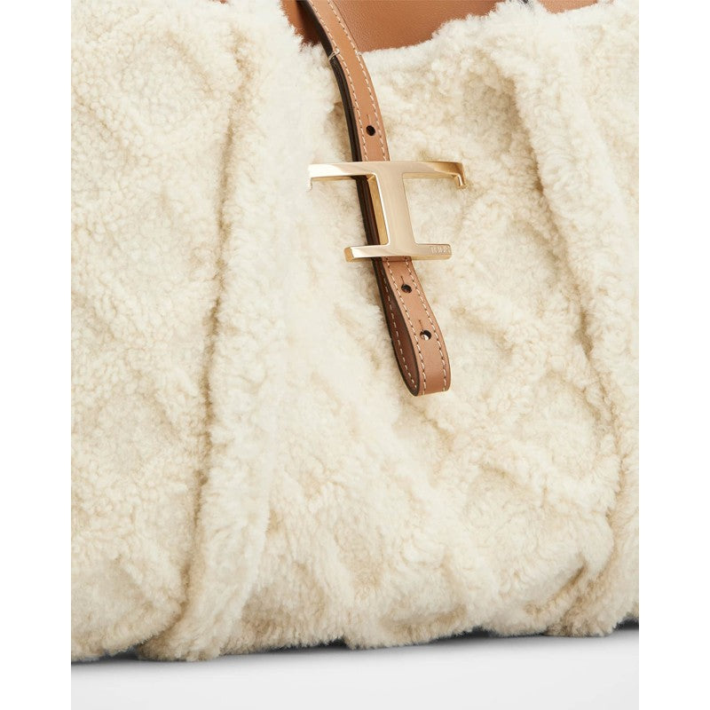 Bolsa Shopper LeatherFaux Fur