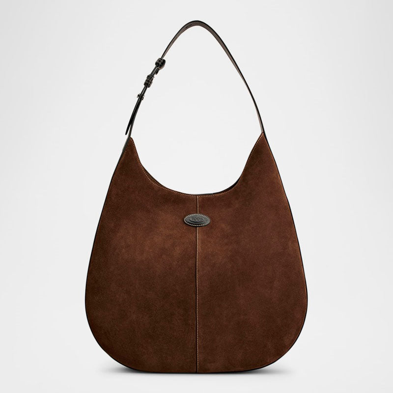Bolsa Shoulder Medium Suede - Mercado de Luxo - O Maior E-Commerce de Bens, Produtos e Serviços de Luxo do Brasil.