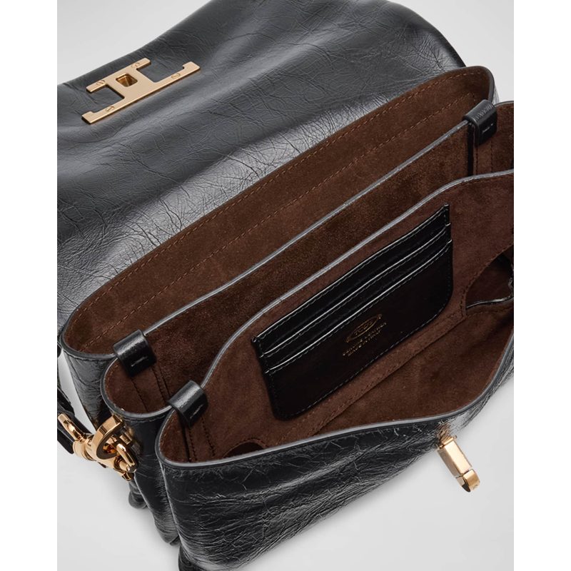 Bolsa Shoulder Mini Flap Crinkled