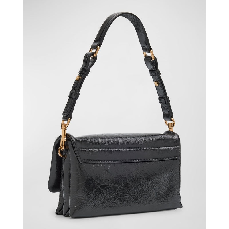 Bolsa Shoulder Mini Flap Crinkled