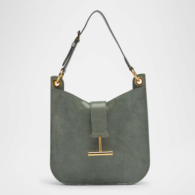 Bolsa Crossbody Tara Small in Lizard-Embossed Suede - Mercado de Luxo - O Maior E-Commerce de Bens, Produtos e Serviços de Luxo do Brasil.