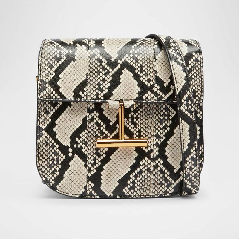 Bolsa Crossbody Tara Mini in Python-Printed - Mercado de Luxo - O Maior E-Commerce de Bens, Produtos e Serviços de Luxo do Brasil.