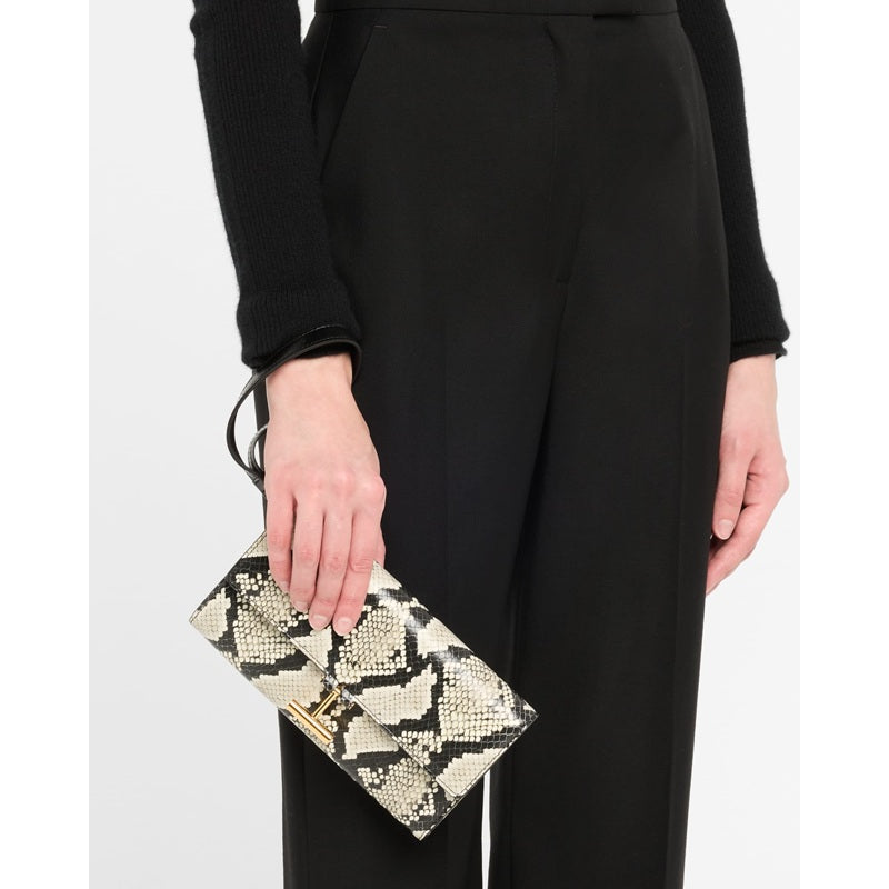 Bolsa Wallet Tara Pouch Wristlet in Python-Print