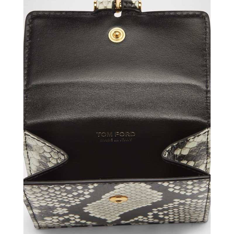 Bolsa Wallet T Bar in Python-Print