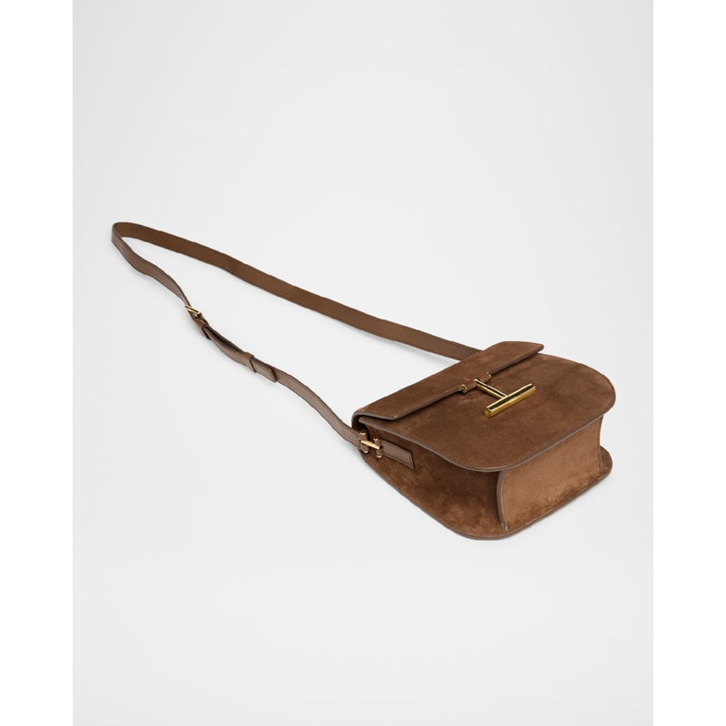Bolsa Crossbody Tara Mini Flap in Suede