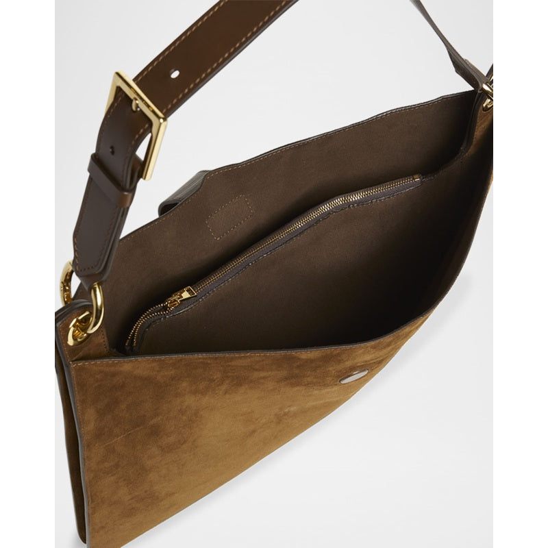 Bolsa Crossbody Tara Large in Suede