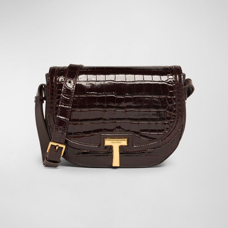 Bolsa Crossbody Wallis Stamped Crocodile - Mercado de Luxo - O Maior E-Commerce de Bens, Produtos e Serviços de Luxo do Brasil.