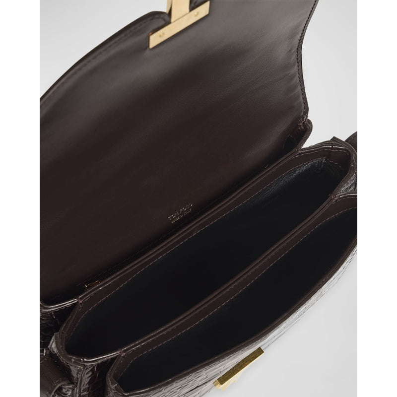 Bolsa Crossbody Wallis Stamped Crocodile