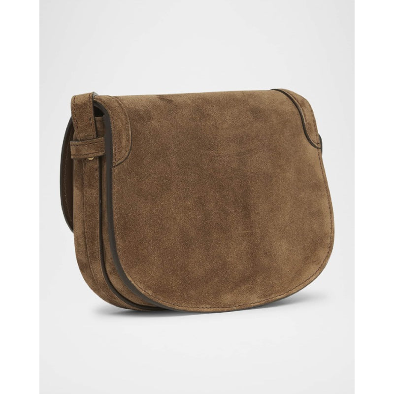 Bolsa Crossbody Wallis Mini Flap in Suede