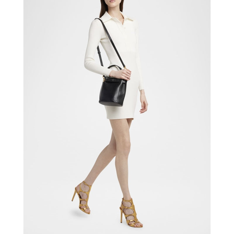 Bolsa Bucket Audrey Mini in Grain