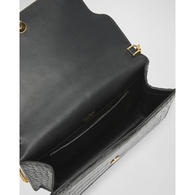 Bolsa Crossbody Small in Stamped Croc
