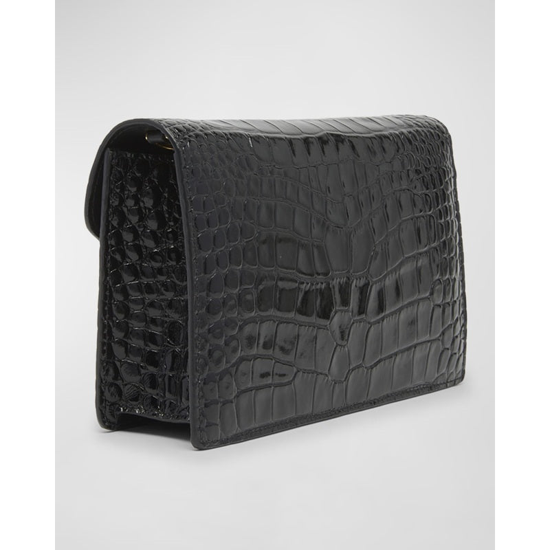 Bolsa Crossbody Small in Stamped Croc