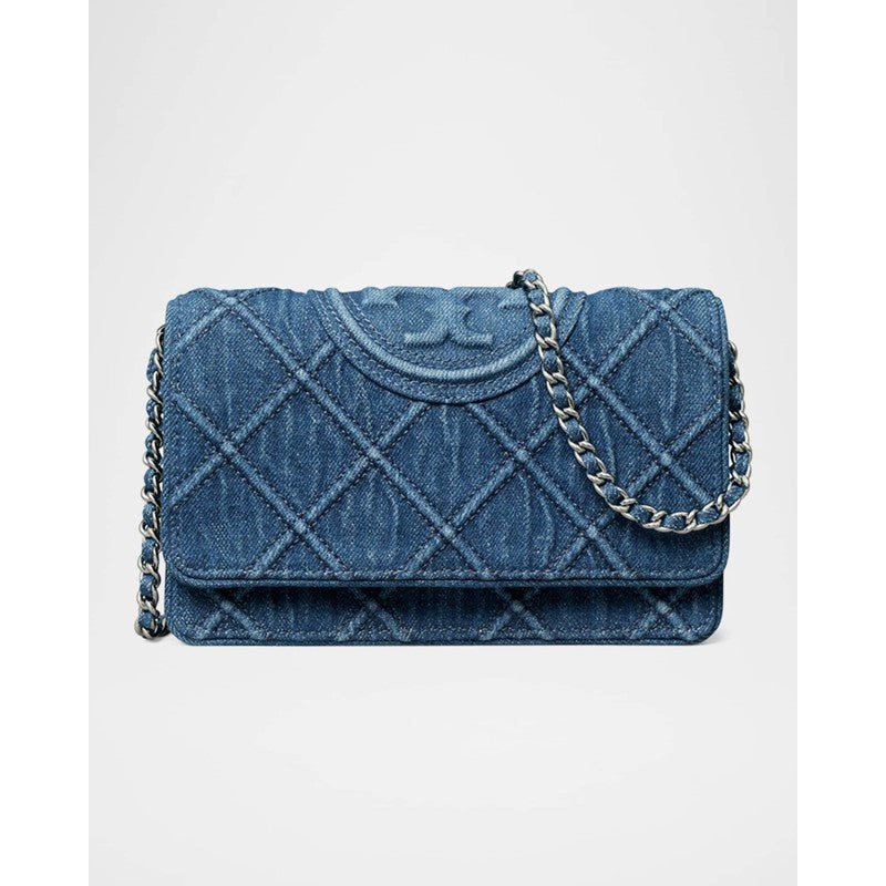 Bolsa Shoulder Fleming Denim on Chain