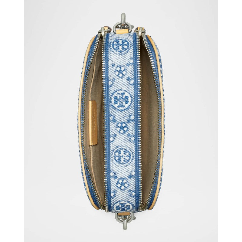 Bolsa Crossbody Miller Mini T Monogram Denim