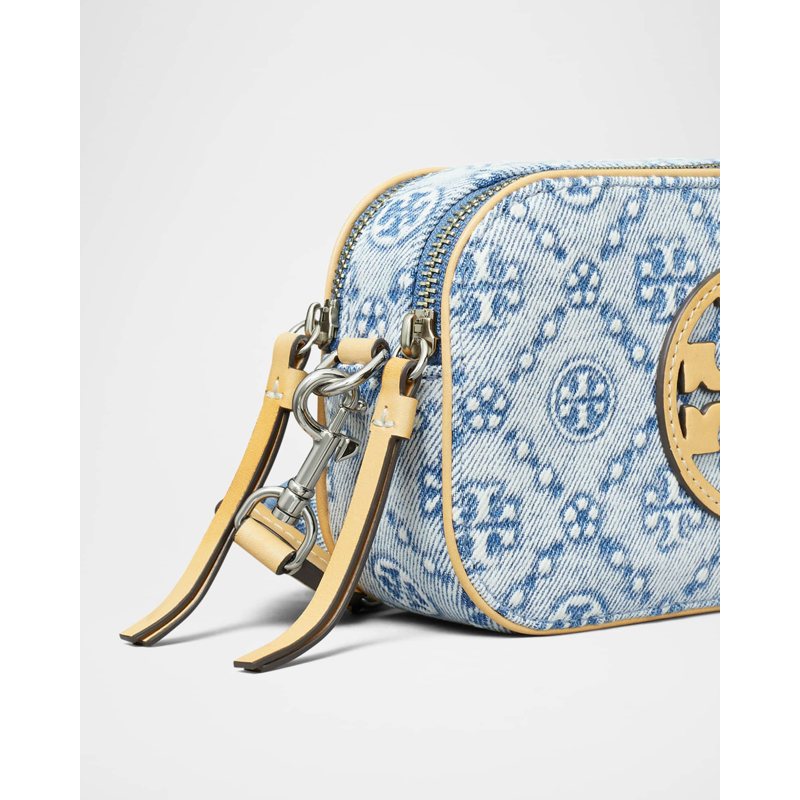 Bolsa Crossbody Miller Mini T Monogram Denim