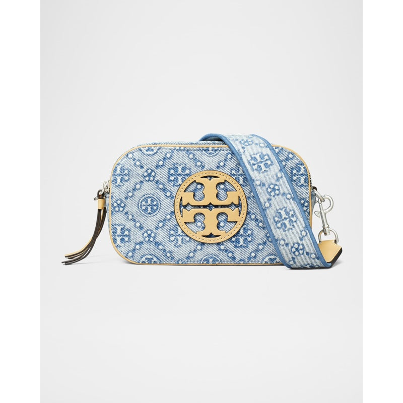 Bolsa Crossbody Miller Mini T Monogram Denim