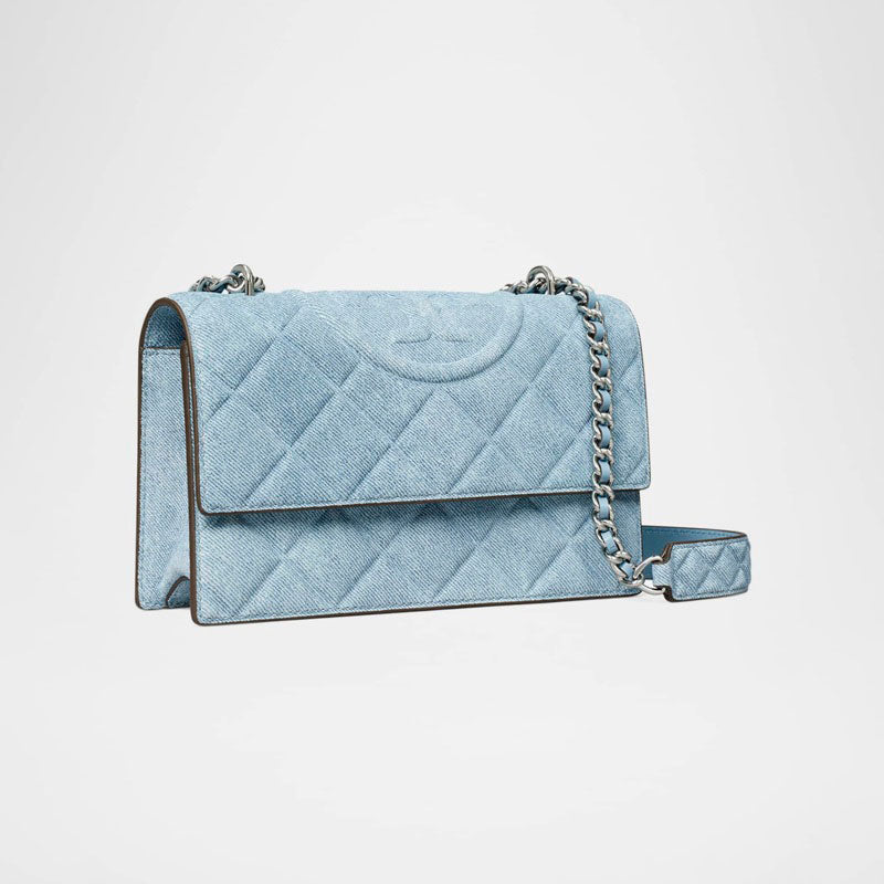 Bolsa Shoulder Fleming Small Convertible Denim - Mercado de Luxo - O Maior E-Commerce de Bens, Produtos e Serviços de Luxo do Brasil.