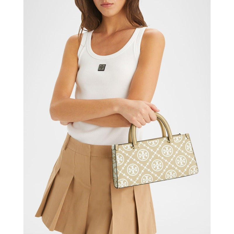 Bolsa Shopper Small T Monogram East-West