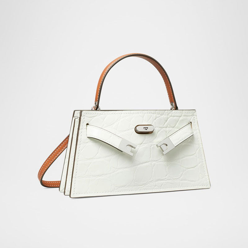 Bolsa Handle Lee Radziwill Petite Croc-Embossed  - Mercado de Luxo - O Maior E-Commerce de Bens, Produtos e Serviços de Luxo do Brasil.