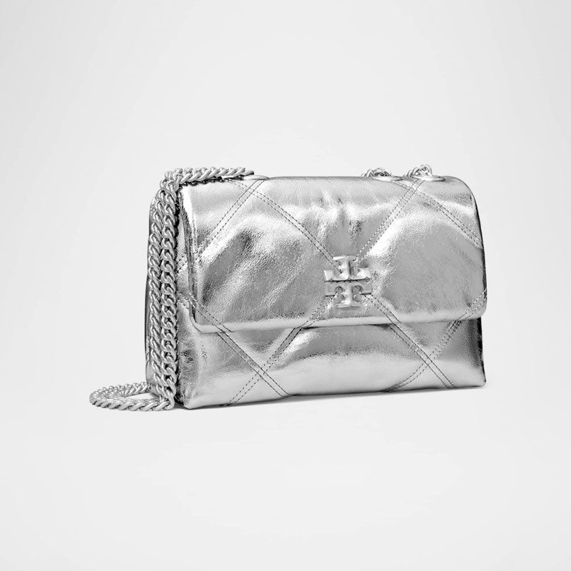Bolsa Shoulder Kira Small Metallic Quilted Convertible - Mercado de Luxo - O Maior E-Commerce de Bens, Produtos e Serviços de Luxo do Brasil.