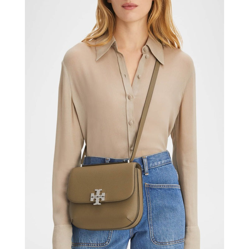 Bolsa Shoulder Eleanor Pebbled Saddle