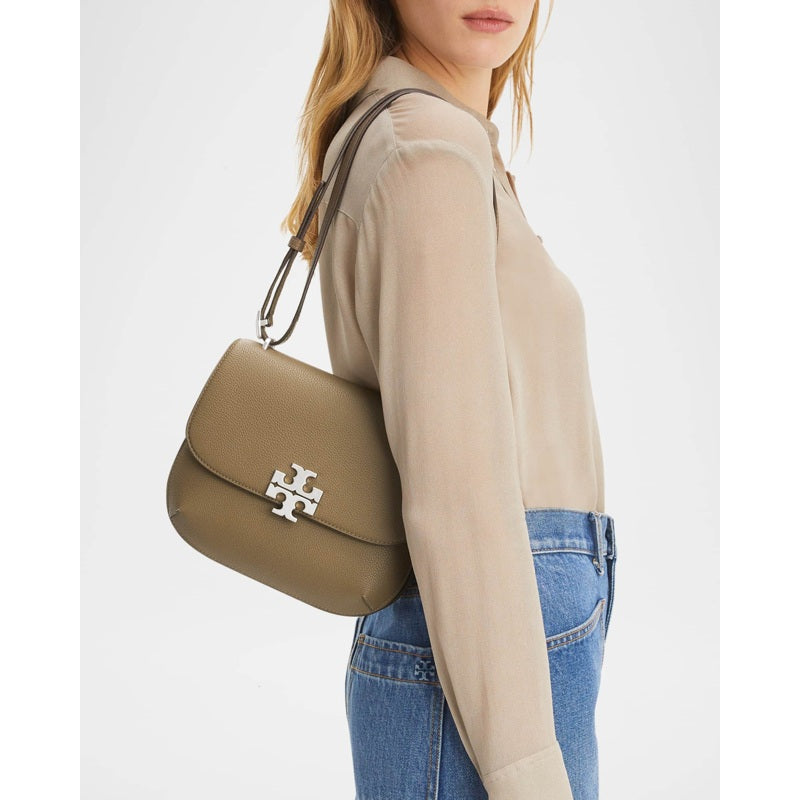 Bolsa Shoulder Eleanor Pebbled Saddle