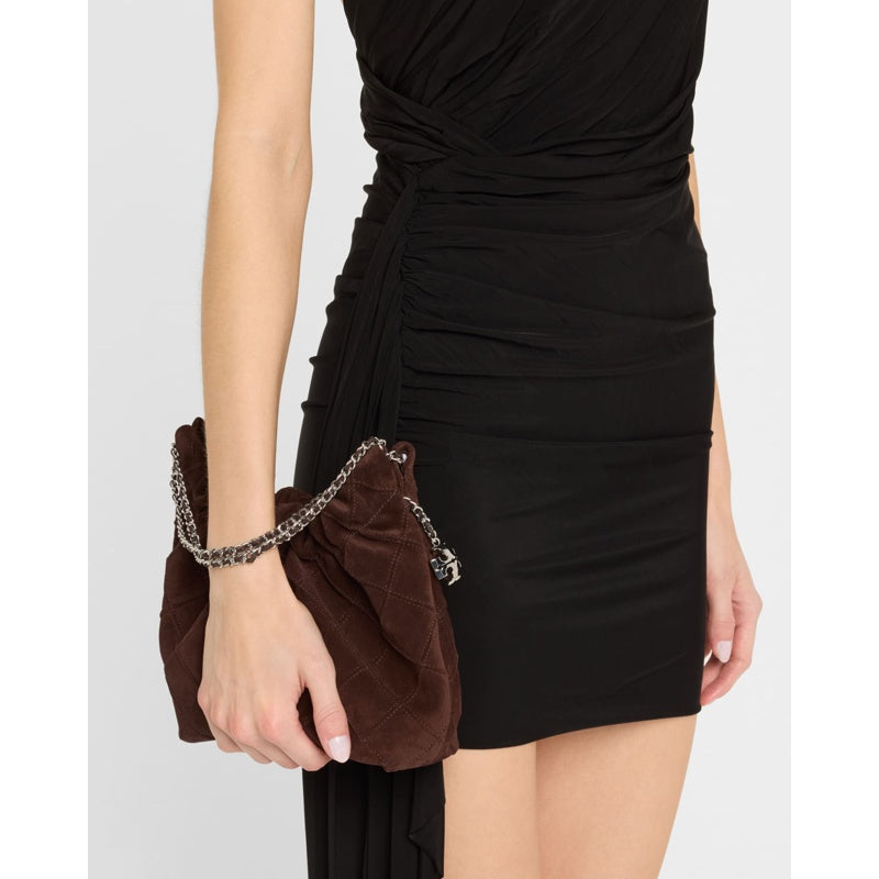 Bolsa Shoulder Fleming Mini Suede