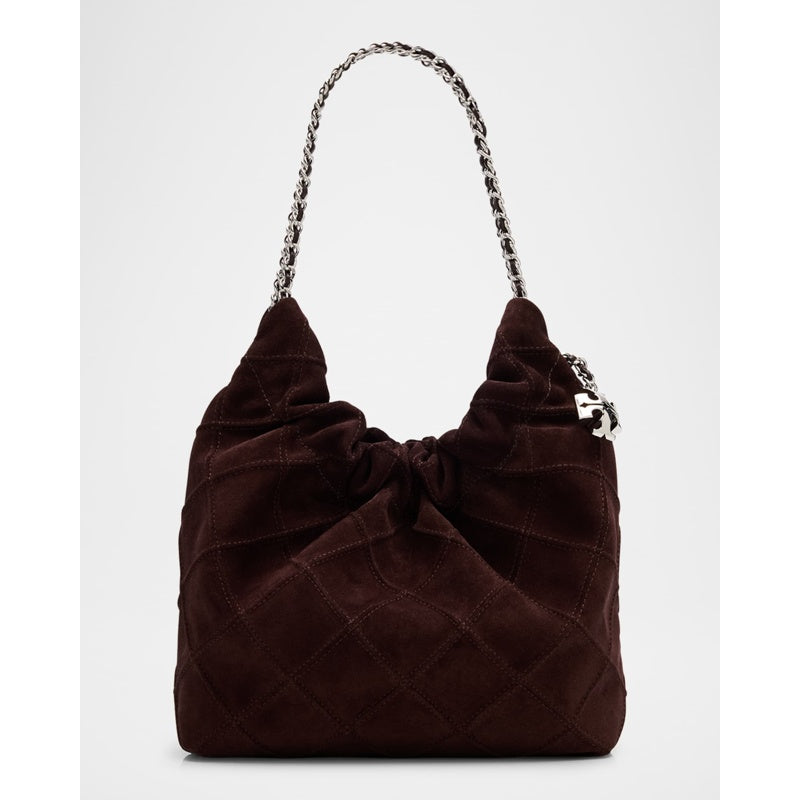 Bolsa Shoulder Fleming Mini Suede