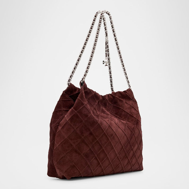 Bolsa Shoulder Fleming Quilted Suede Chain - Mercado de Luxo - O Maior E-Commerce de Bens, Produtos e Serviços de Luxo do Brasil.