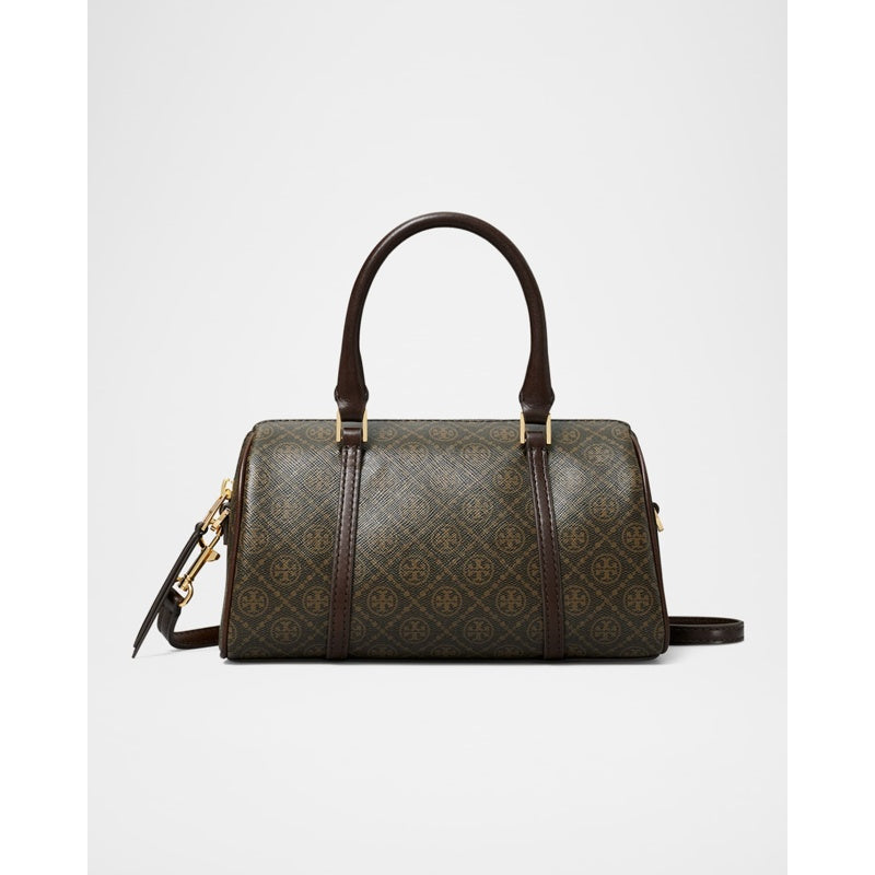 Bolsa Handle Mini T Monogram Coated Canvas Barrel