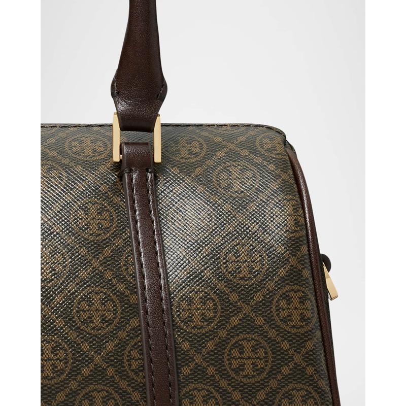 Bolsa Handle Mini T Monogram Coated Canvas Barrel