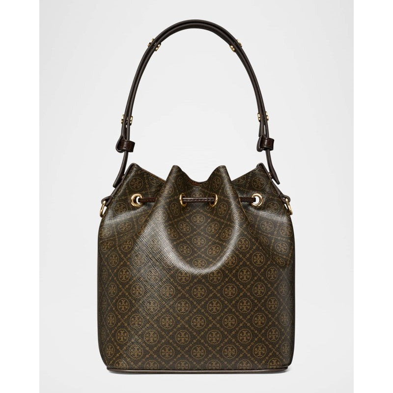 Bolsa Bucket T Monogram Coated Canvas