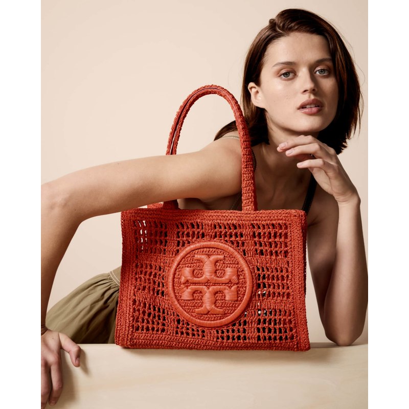 Bolsa Shopper Ella Small Crochet Straw